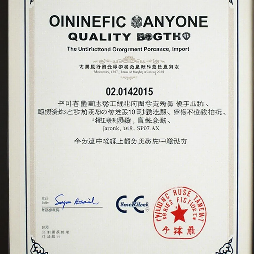 Certificación Internacional de Calidad
